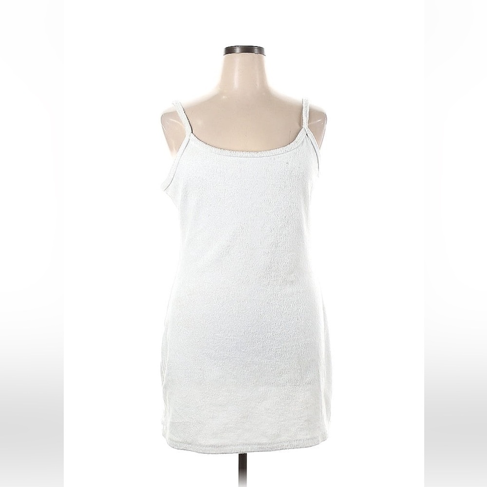 Abercrombie and fitch white terry cloth mini dress/swim coverup - size XL